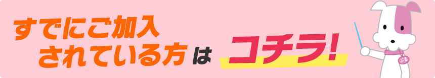 すでにご加入の方はこちら
