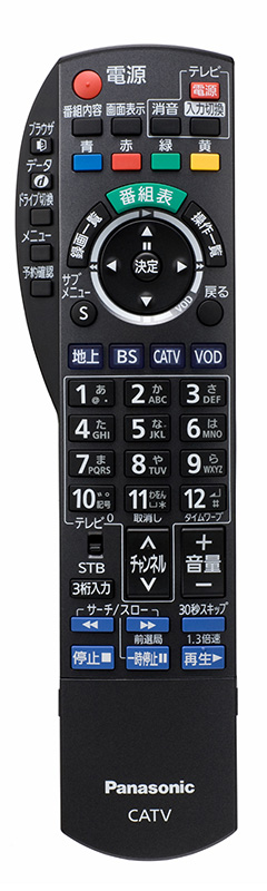 TZ-BDW900P（ブルーレイ楽見録）リモコン